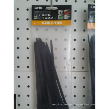 Heavy Duty Black Nylon Cable Ties Double-Locking